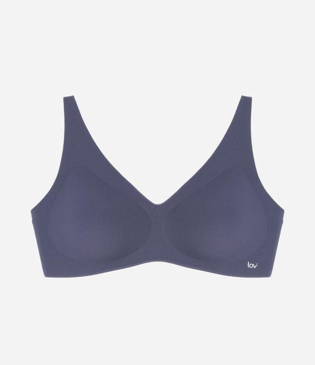 Sutiã Top em Microfibra Texturizada e Bojo Removivel - 1