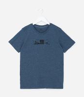 Camiseta Regular Infantil com Estampa Paisagem - Tam 5 a 14 Anos - 1