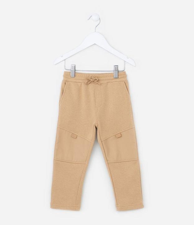 Calça Infantil com Bolsos e Recortes - Tam 1 a 5 Anos - 1