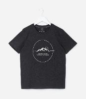 Camiseta Infantil com Estampa Montanhas - Tam 5 a 14 Anos - 1
