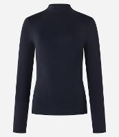 Blusa em Microfibra de Corte a Fio com Gola Alta - 1