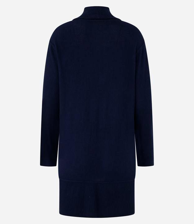 Cardigan Básico Longo em Tricô com Abertura Total - 1