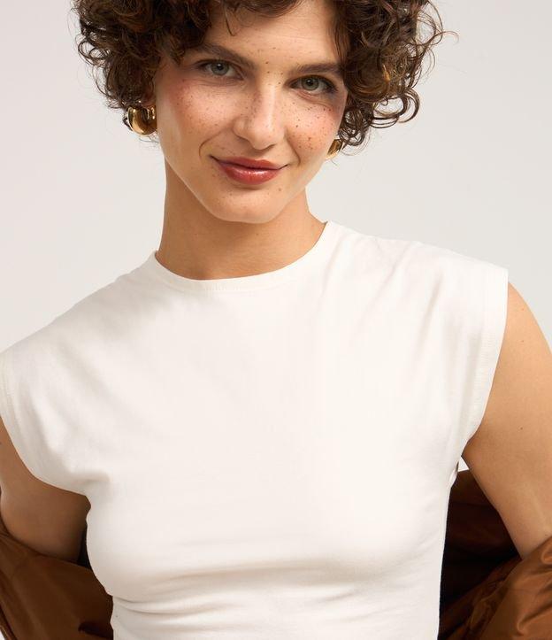 Blusa em Algodão com Ombro Caído - 2