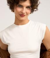 Blusa em Algodão com Ombro Caído - 2