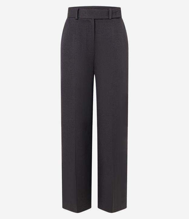 Calça Alfaiatada com Bolsos e Frisos - 1