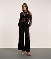 Calça Alfaiatada com Bolsos e Frisos - 2