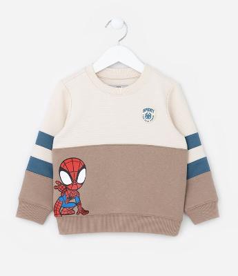 Casaco Infantil Quentinho com Estampa Spidey - Tam 2 a 6 Anos