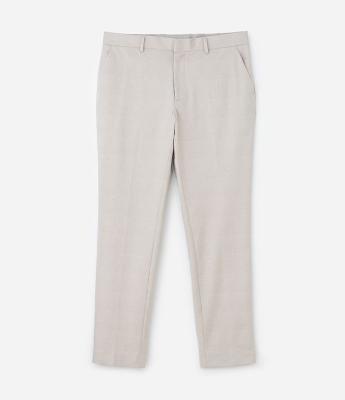 Calça Slim em Performance com Textura