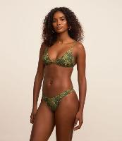 Biquíni Calcinha Asa Delta com Fio Duplo e Estampa de Coqueiros - 1