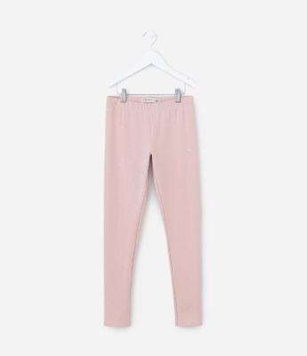Calça Legging Infantil Quentinha com Brilhinhos - Tam 5 a 14 Anos