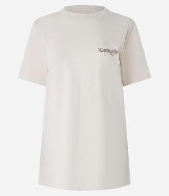 Camiseta em Algodão com Estampa Cafezin Culture