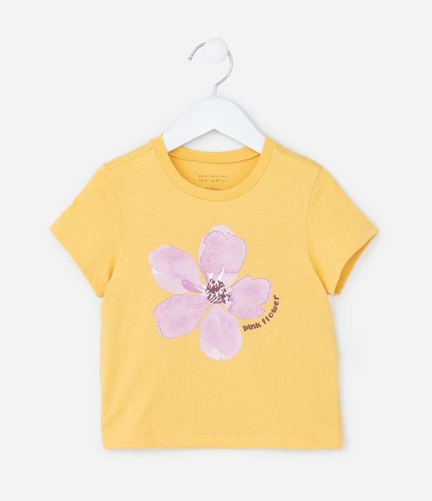 Blusa Infantil com Estampa de Florzinha - Tam 1 a 6 Anos - 1
