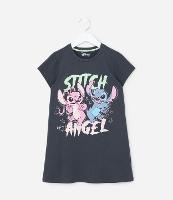 Camisola Infantil com Estampa do Stitch e Angel - Tam 5 a 14 Anos - 1