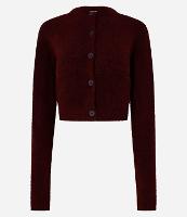 Cardigan Cropped em Tricô com Bolsinhos e Botões Frontais - 1