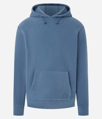 Casaco Esportivo com Capuz em Fleece