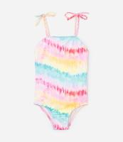 Maiô Infantil com Proteção UV e Estampa Tie Dye - Tam 5 a 14 Anos - 1