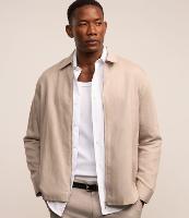 Jaqueta em Liocel e Linho com Fechamento por Zíper - 2