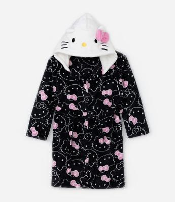 Roupão Infantil Quentinho Estampa Hello Kitty - Tam 3 a 16 Anos