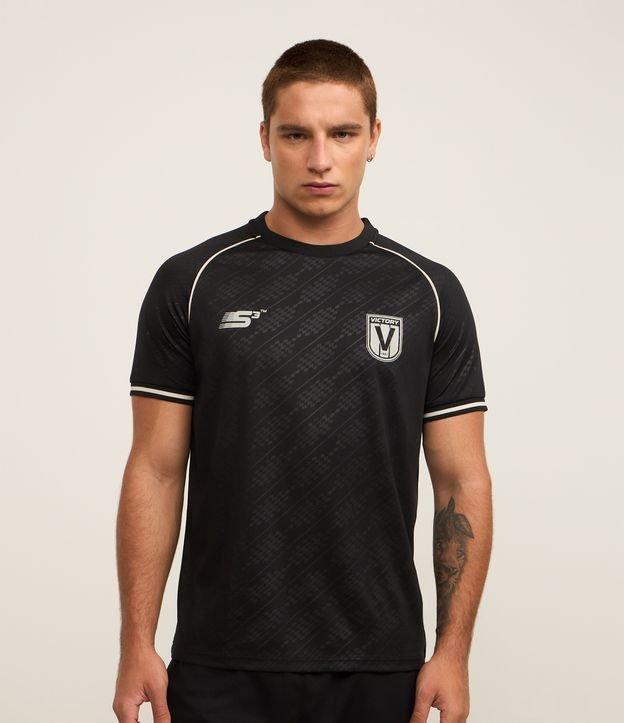 Camiseta Esportiva Futebol em Tecnologia Dry com Ribana e Estampa Heat Print - 2