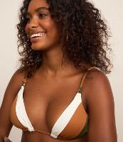 Biquíni Top Cortininha em Poliamida com Bojo Removível - 1