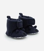 Bota Infantil em Fleece com Bordado Ursinho - Tam 0 a 12 meses - 1