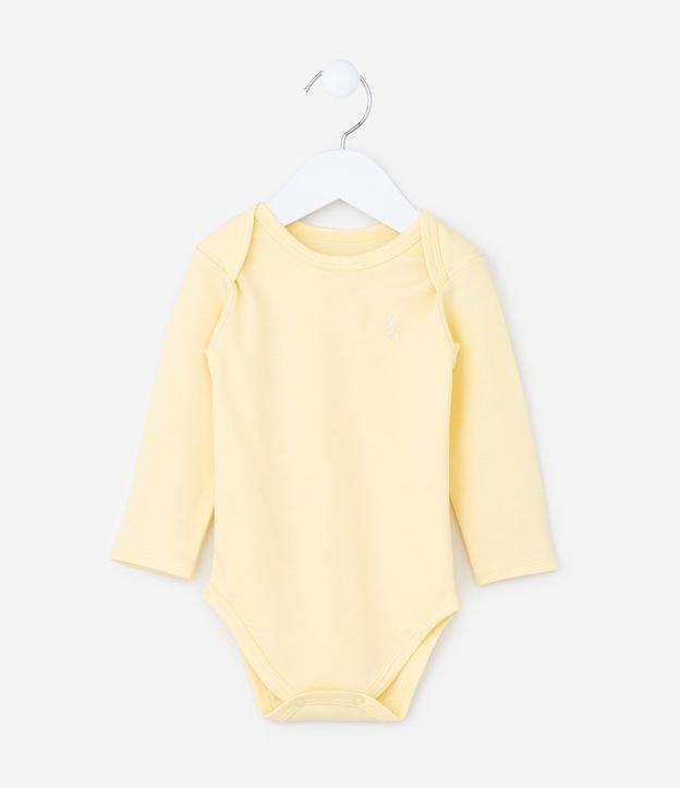 Body Básico Infantil em Algodão Peruano - Tam RN a 18 meses - 1