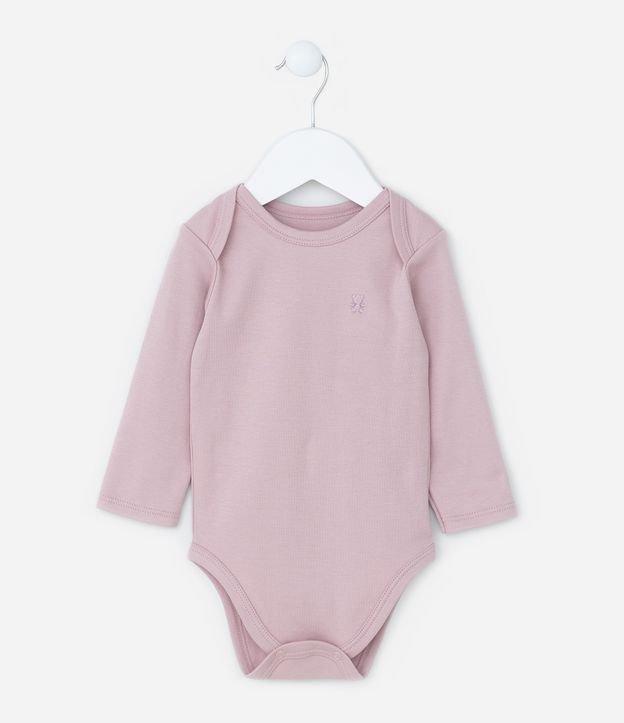 Body Básico Infantil em Algodão Peruano - Tam RN a 18 meses - 1