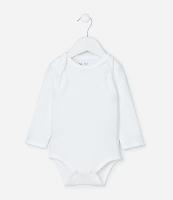 Body Básico Infantil em Algodão Peruano - Tam RN a 18 meses - 1