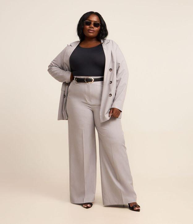 Calça Wide Leg Alfaiataria Curve & Plus Size - 2