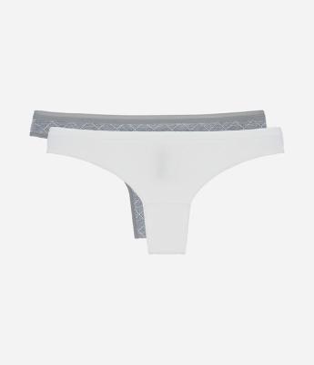 Kit 02 Calcinhas Biquíni Fio em Algodão com Estampa Love