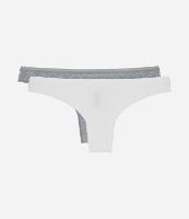 Kit 02 Calcinhas Biquíni Fio em Algodão com Estampa Love - 1