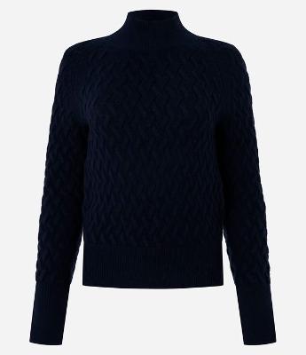 Suéter em Tricô com Textura Zig Zag