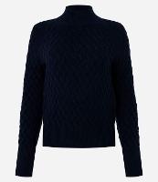 Suéter em Tricô com Textura Zig Zag - 1