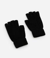 Luva em Tricô com Textura sem Dedos - 1