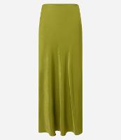 Saia Longa em Crepe com Textura Acetinada - 1