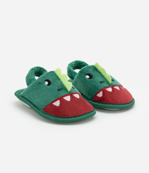 Pantufa Chinelo Infantil com Bordado Dino -Tam 19 a 28 - 1