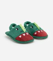 Pantufa Chinelo Infantil com Bordado Dino -Tam 19 a 28 - 1