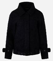 Jaqueta  em Bouclé com Fivela no Punho e Barra - 1