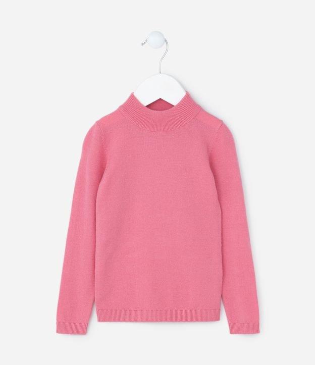 Blusa Infantil em Ribana com Gola Alta - Tam 1 a 5 Anos - 1