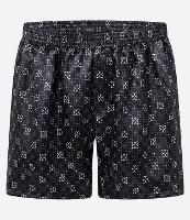 Cueca Samba Canção em Cetim com Estampa de Gravataria - 1