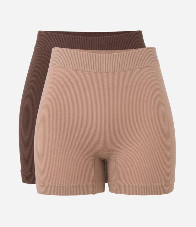 Kit 02 Calcinhas Boyshort Seamless Texturizada - 1