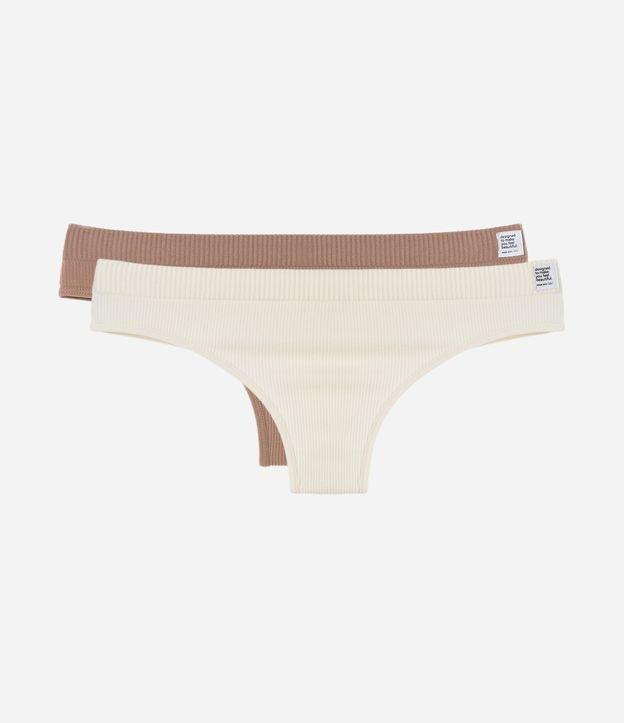 Kit 02 Calcinhas Biquíni Fio Seamless - 1