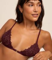 Sutiã Top sem Bojo sem Aro em Renda - 1