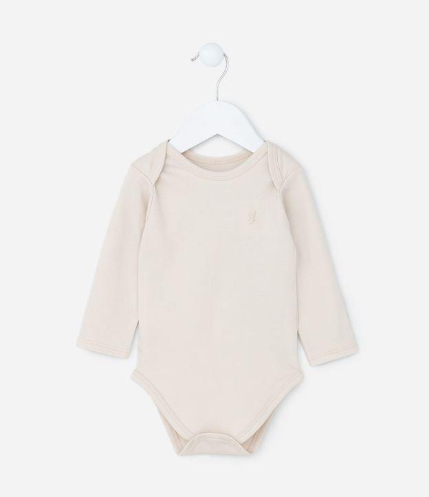 Body Infantil Básico em Algodão Peruano - Tam RN a 18 meses - 1