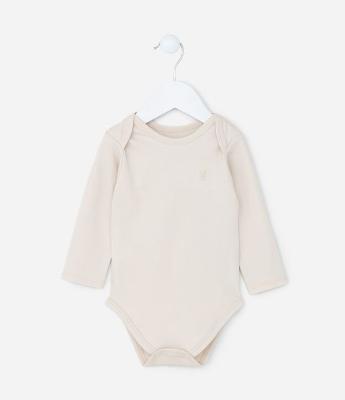 Body Infantil Básico em Algodão Peruano - Tam RN a 18 meses