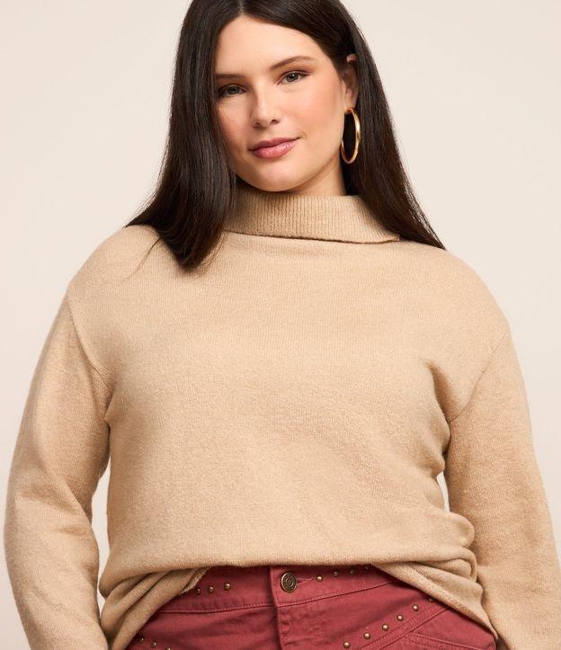 Suéter Alongado em Tricô Curve & Plus Size - 2