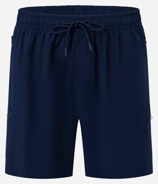 Bermuda Esportivo com Cós Elástico e Cordão - 1