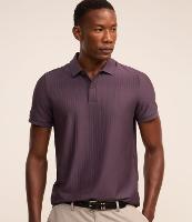 Camisa Polo Slim com Textura Vertical Listrada - 2