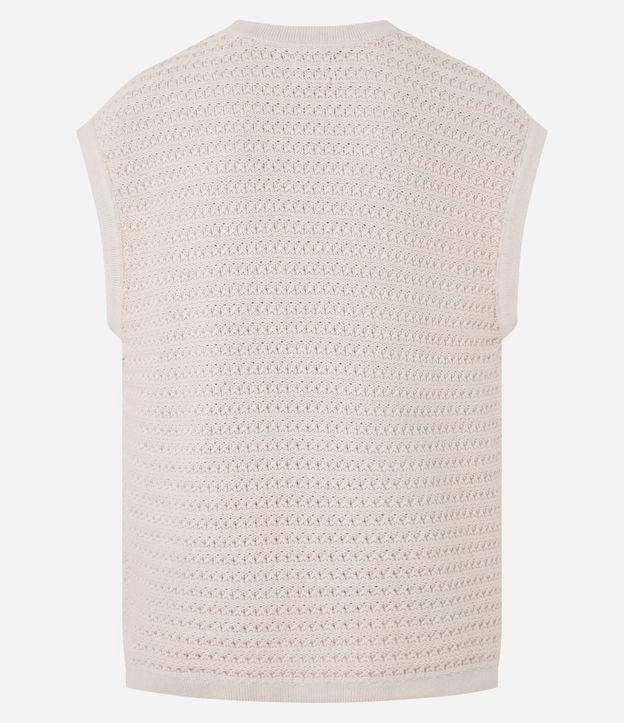 Regata Boxy Texturizada em Tricô - 1