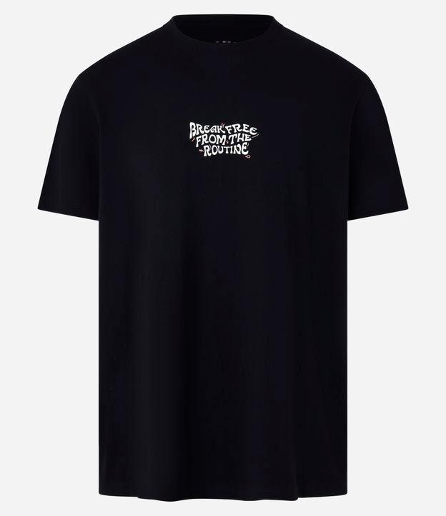 Camiseta Comfort em Algodão com Estampa Break Free From The Routine - 1